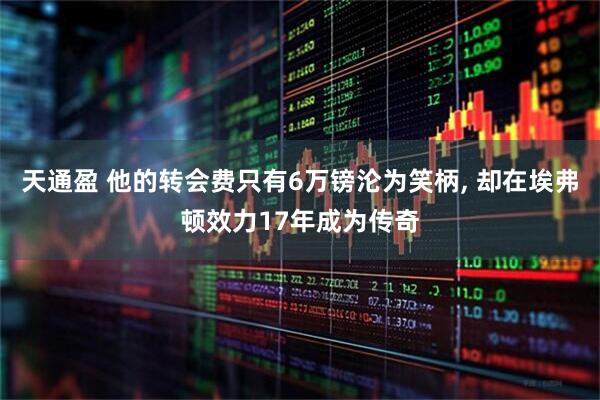 天通盈 他的转会费只有6万镑沦为笑柄, 却在埃弗顿效力17年成为传奇