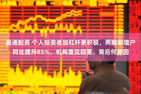 盈通配资 个人投资者加杠杆更积极，两融新增户同比提升85%，机构显见回落，背后何原因