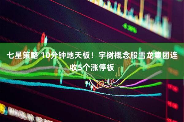 七星策略 10分钟地天板!宇树概念股雪龙集团连收5个涨停板